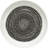 Marimekko Räsymatto tallerken Ø20,5 cm Hvid/Sort