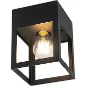 QAZQA Moderne loftslampe sort - Cela