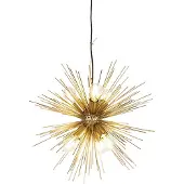 QAZQA Art Deco Pendellampe guld 6-lys - Broom
