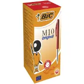 BIC Kuglepen M10 Original Medium rød - (50 stk.)