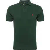 Ralph Lauren Polo Ralph Laurentil mænd. 710795080018 Slim fit pique polo shirt grøn (XS), Casual, Bomuld, Korte ærmer