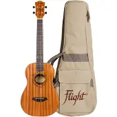 Flight DUB38 Baritone Electro Ukulele Mahogany