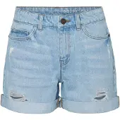 Noisy May Smiley Normal Waist Dest Vi062lb Korte Jeans