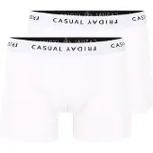 Casual Friday Boksershorts 'Norh' sort / hvid