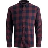 Jack & Jones Gingham Plus Size Skjorte Med Lange ærmer