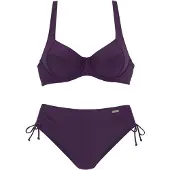 LASCANA Bikini mørkelilla