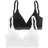 Petite fleur BH sort / hvid