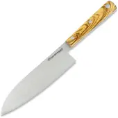 Due Cigni Hakucho santoku 16.5 cm, olive wood