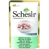 Schesir tun med brasen (gelé) vådfoder til katte (poser)