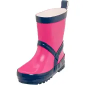 Playshoes Gummistøvler marin / pink