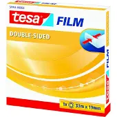 TESA dobbeltklæbende tape 19mmx33m klar