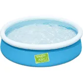 Bestway Fast Set 57241, 477 L, Oppustelig pool, Blå, Grøn, Orange, 1,93 kg