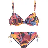 Sunseeker Bikini blå / lemon / pitaya / gammelrosa