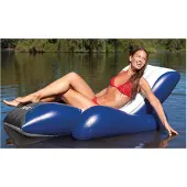 Intex Floating Recliner Lounge, Sort, Blå, Hvid, Flydende hvilestol, Monokromatisk, Vinyl, Mand/kvinde, 100 kg