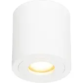 QAZQA Moderne rund loftspot hvid IP44 - Capa