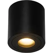 QAZQA Moderne rund loftspot sort IP44 - Capa