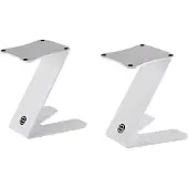 K&M 26773 Table Monitor Z-Stands White