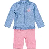 Playshoes UV-beskyttelse lyseblå / lyserød