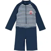 Playshoes UV-beskyttelse mørkeblå / rød / hvid