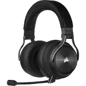 Corsair Gaming VIRTUOSO RGB XT - Headset - fuld størrelse - Bluetooth/2,4 GHz radiofrekvens - trådløs, kablet - USB, 3,5 mm jackstik - skifer