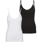 Vero moda Overdel 'MAXI' sort / hvid