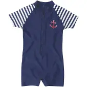 Playshoes UV-beskyttelse marin / rød / hvid