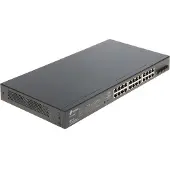 TP-LINK JetStream TL-SG2428P - Switch - smart - 24 x 10/100/1000 (PoE+) + 4 x SFP - monterbar på stativ - PoE+ (250 W)