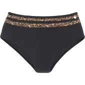 LASCANA Bikinitrusse 'Adele' beige / brun / sort