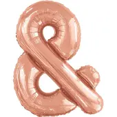 Amscan Folie ballonskilt & rose gold 71x86 cm