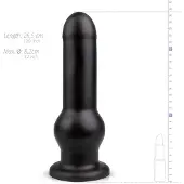 BUTTR - dildo med sugekop - sort