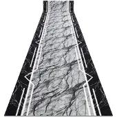 Rugsx Gummibelægning 110 cm MARMOR, sten grå 110x220 cm
