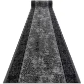 Rugsx Gummibelægning 100 cm STARK grå 100x330 cm