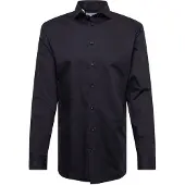 Selected Ethan Cut Away Slim Skjorte Med Lange ærmer