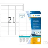 Herma Special - Papir - mat - genpositionerbar selv-klæbende - hvid - 63.5 x 38.1 mm 525 etikette(r) (25 ark x 21) adresseetiketter