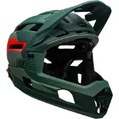 Bell Helmets Helmets Super AIR R MIPS, Lukket hjelm, I-form konstruktion, Hjelmvisir, Mat