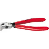 Knipex 72 21 160, Diagonal tang, Krom-vanadium-stål, Plast, Rød, 160 mm, 165 g