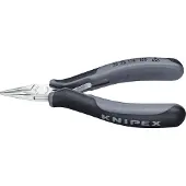 Knipex KP-3522115ESD, 1,1 cm, 2,25 cm, 7 mm, Krom-vanadium-stål, Plast, Sort, Grå