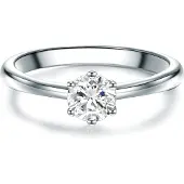 Trilani Ring sølv / transparent