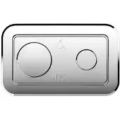 Geberit spira/spira art trykknap blank krom
