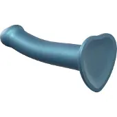 Strap-On-Me Mono Density Dildo Metallic Shine Blue - 18 cm