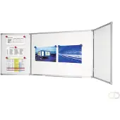 Legamaster Whiteboardtavle, Premium Plus, klaptavle, 90 x 120/240 cm