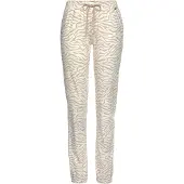 LASCANA Pyjamasbukser lysebrun / hvid