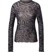 Urban Classics Turtleneck Top Aop Mesh Skjorte Med Lange ærmer