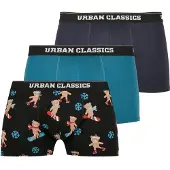 Urban Classics Boksershorts navy / mørkegrå / grøn / blandingsfarvet