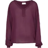 Kaffe Bluse 'Amber' burgunder