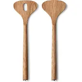 Georg Jensen Alfredo salatbestik egetræ 28 cm