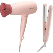 Philips Bhp398/00 Og Glattejern Hårtørrer 1600w