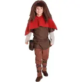 Mask World Ronja Røverdatter Børnekostume (Str. 122-128)