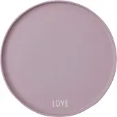Design Letters favorittallerken Ø22 cm Love/Lavender