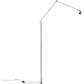 QAZQA Gulvlampe arm stål - Editor